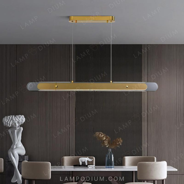 Linear, row luminaire BERGDIS LONG