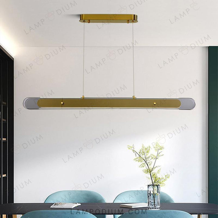 Linear, row luminaire BERGDIS LONG