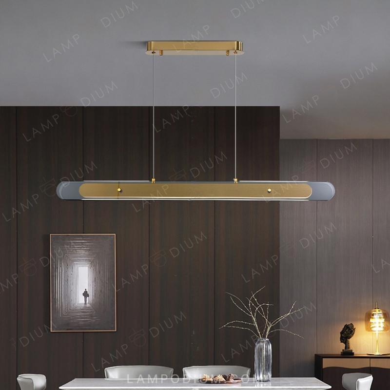 Linear, row luminaire BERGDIS LONG