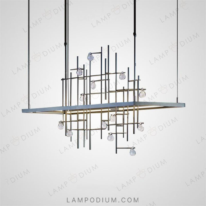 Linear, row luminaire BERGLIOT