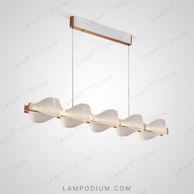 Linear, row luminaire BERTINA LONG