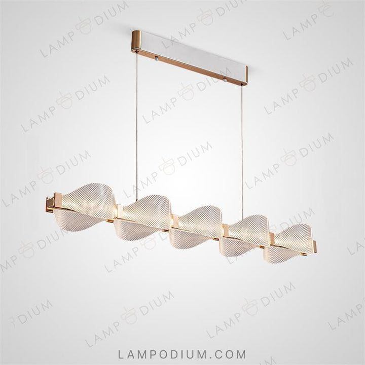 Linear, row luminaire BERTINA LONG