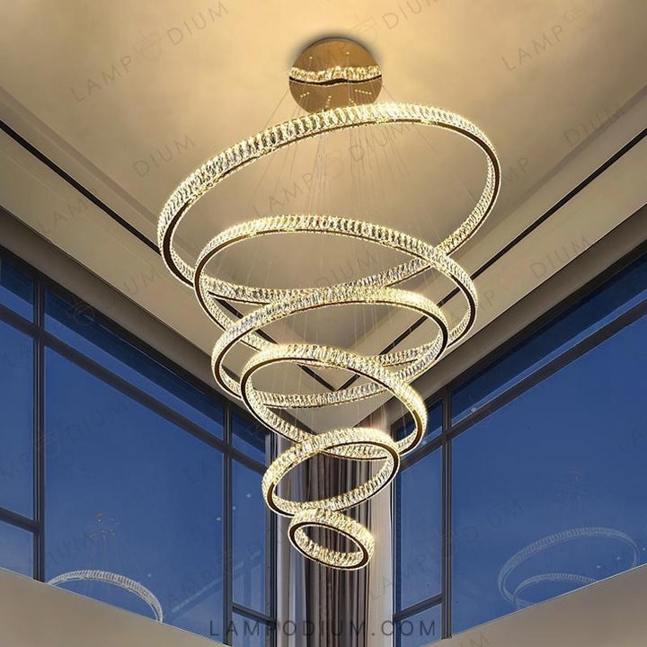 Circular chandeliers and light fixtures BERTOLDA B CAS