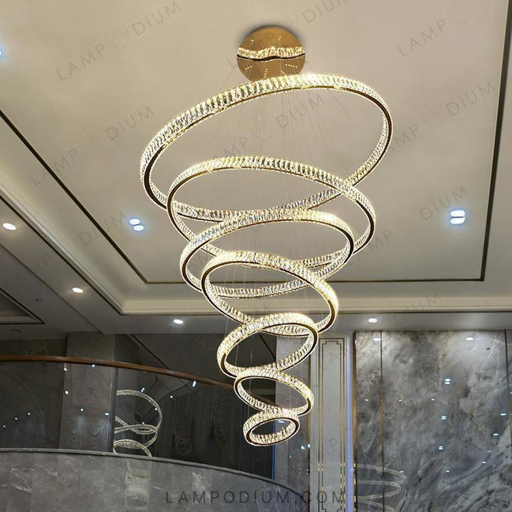 Circular chandeliers and light fixtures BERTOLDA B CAS