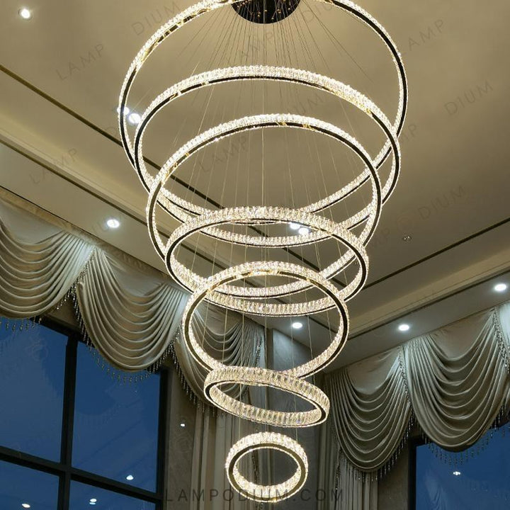 Circular chandeliers and light fixtures BERTOLDA B CAS