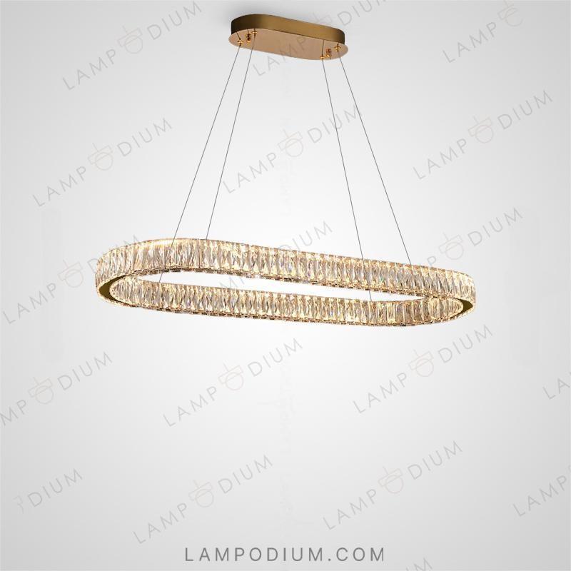 Linear, row luminaire BERTOLDA B LONG