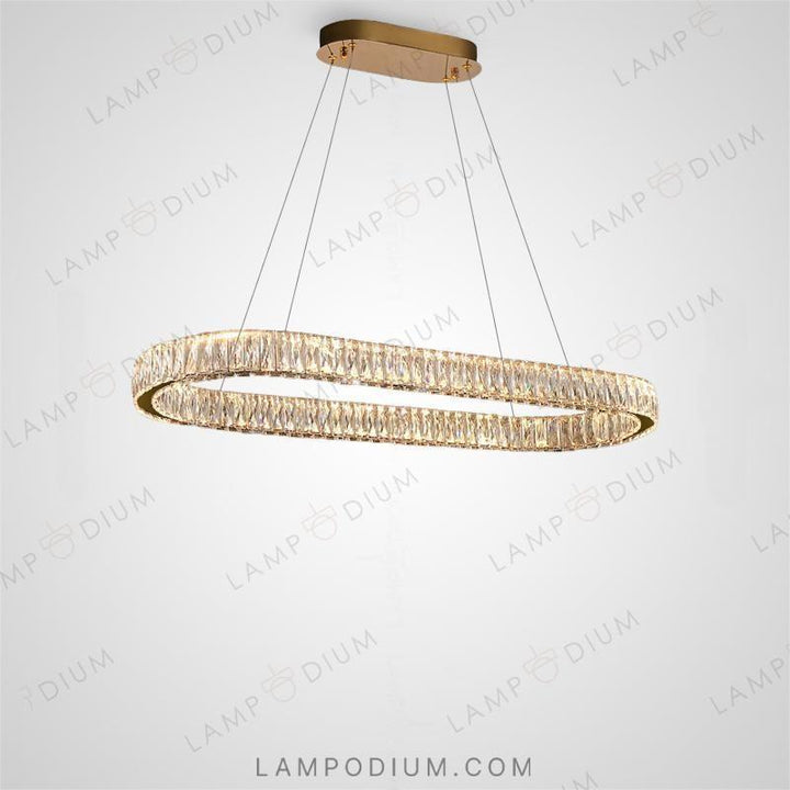 Linear, row luminaire BERTOLDA B LONG