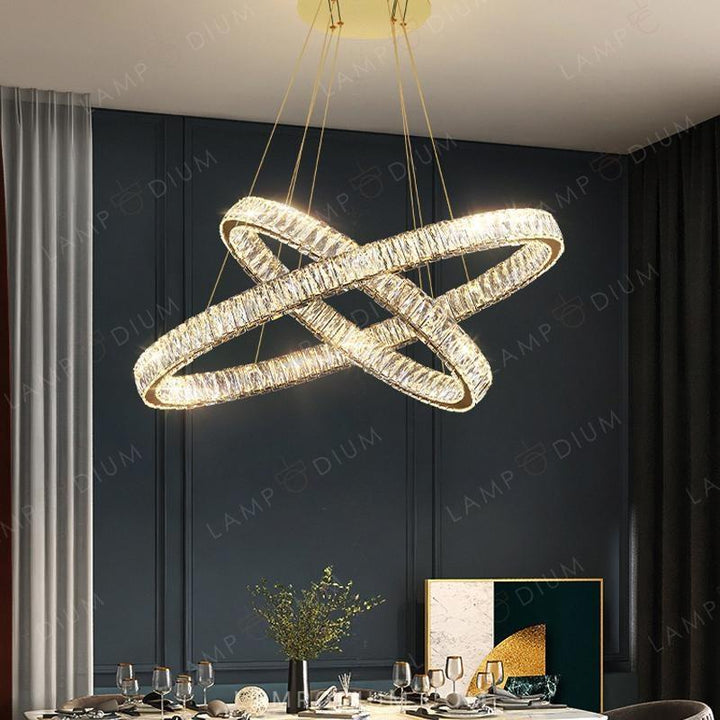 Circular chandeliers and light fixtures. BERTOLDA B LUX