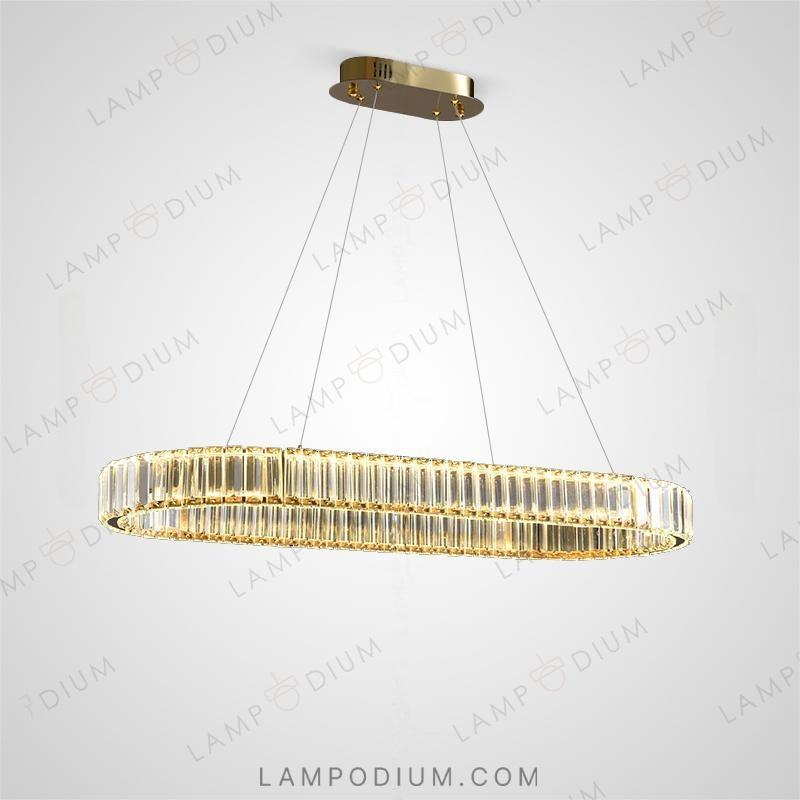 Linear, row luminaire BERTOLDA C LONG