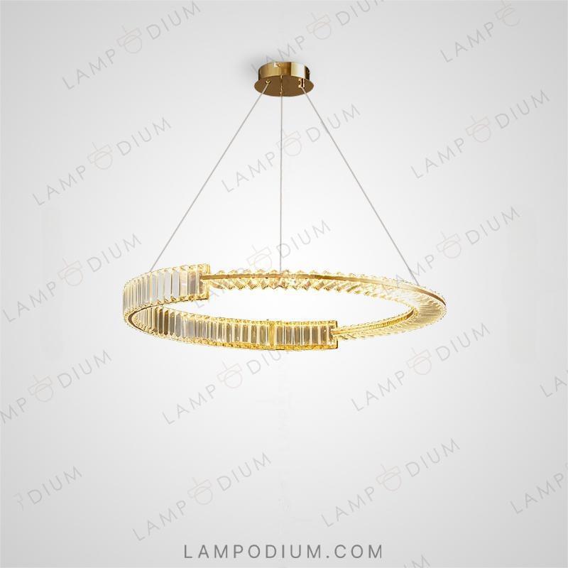 Circular chandeliers and light fixtures BERTOLDA C