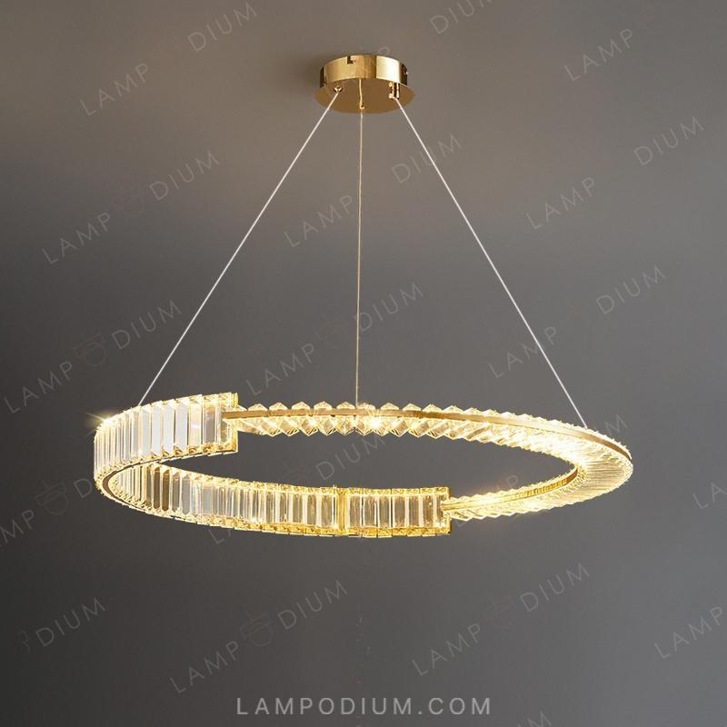 Circular chandeliers and light fixtures BERTOLDA C