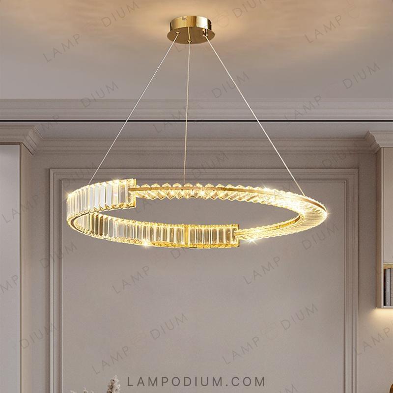 Circular chandeliers and light fixtures BERTOLDA C