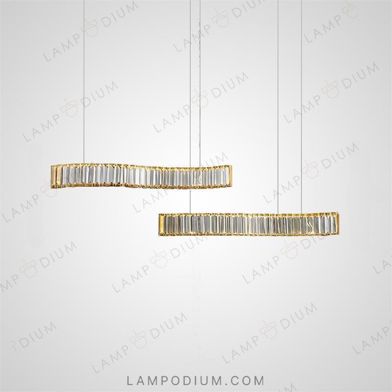 Linear, row luminaire BERTOLDA LONG