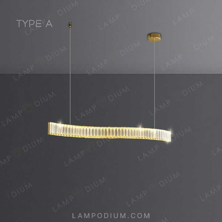 Linear, row luminaire BERTOLDA LONG