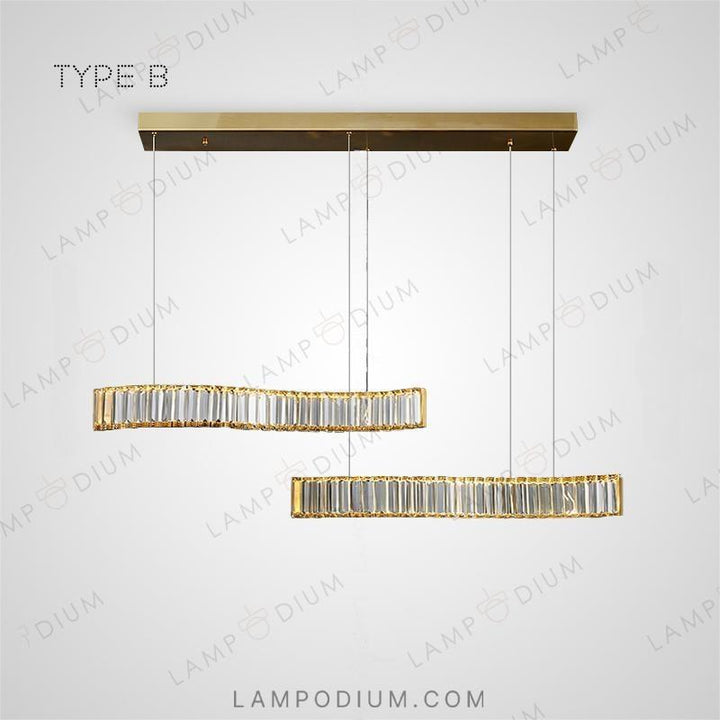 Linear, row luminaire BERTOLDA LONG