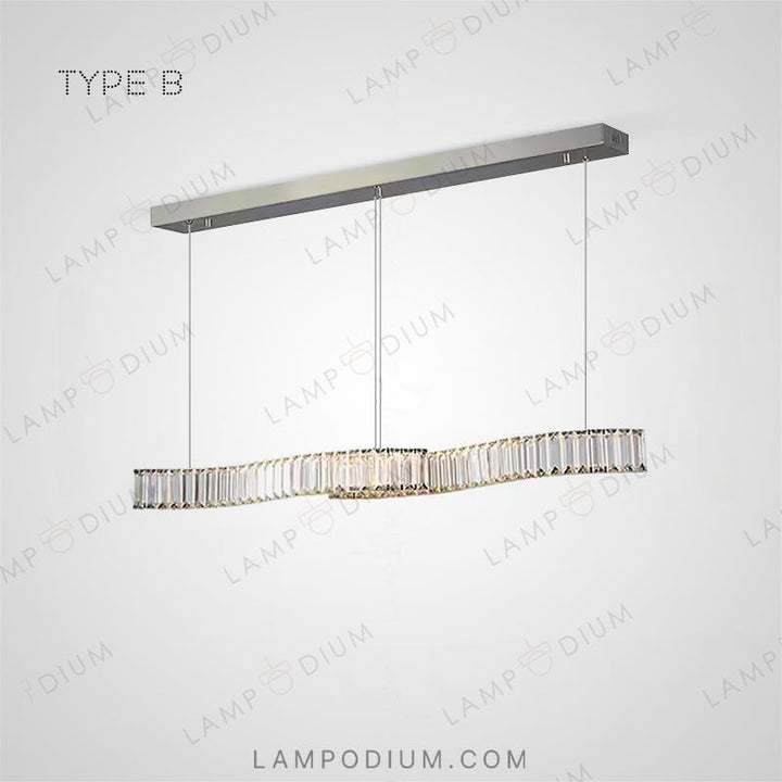 Linear, row luminaire BERTOLDA LONG