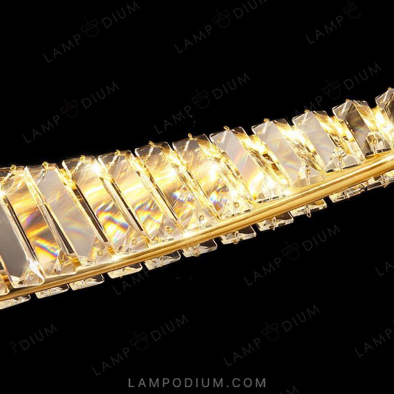 Linear, row luminaire BERTOLDA LONG