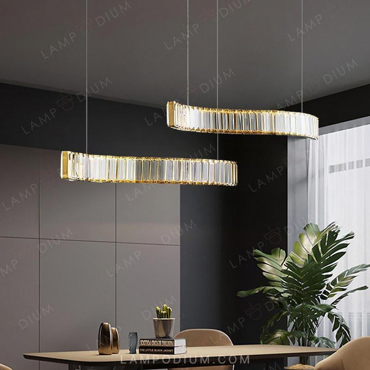 Linear, row luminaire BERTOLDA LONG