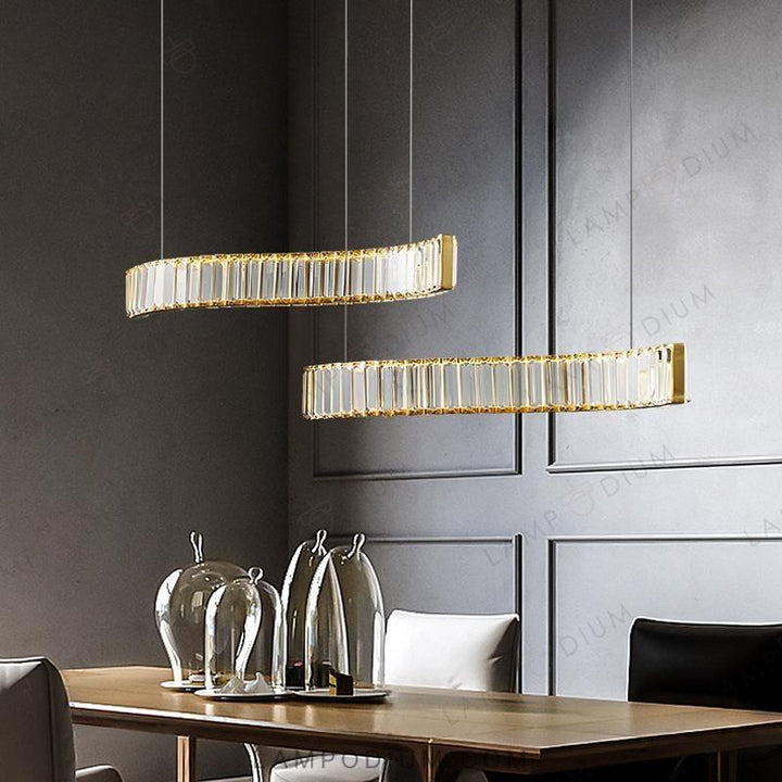 Linear, row luminaire BERTOLDA LONG