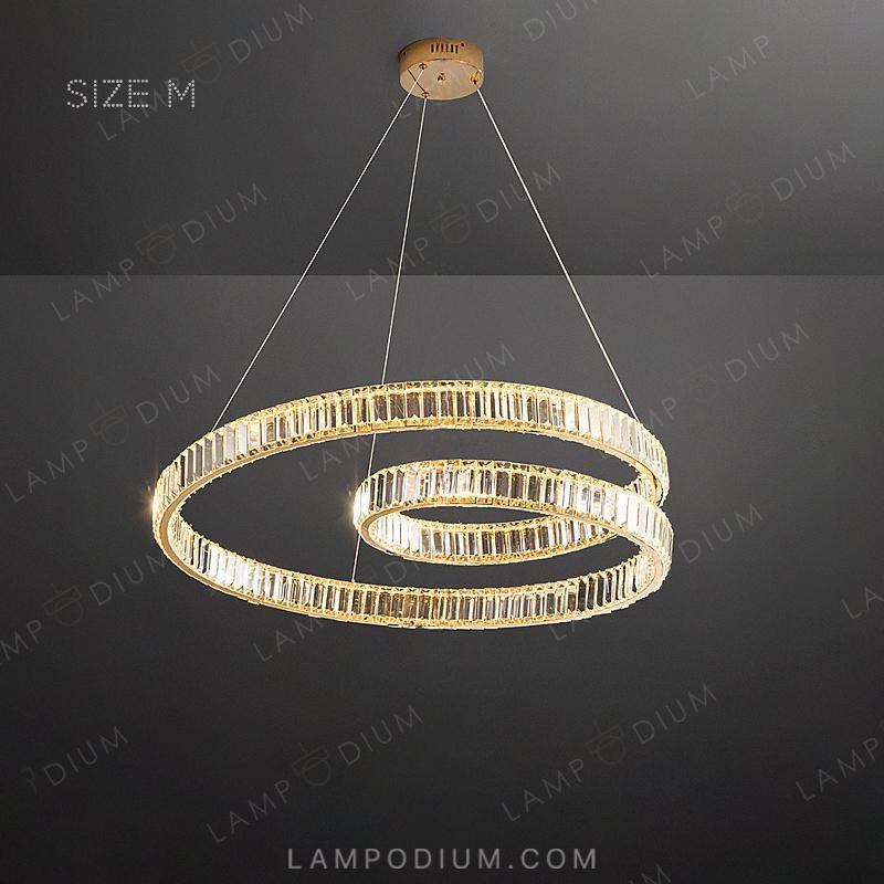 Circular chandeliers and lamps BERTOLDA S