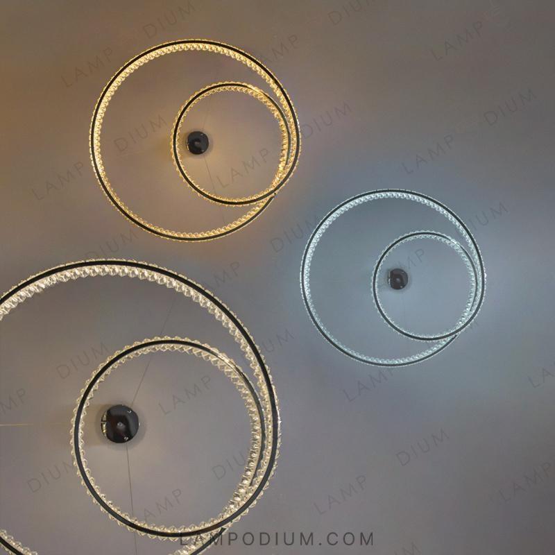 Circular chandeliers and lamps BERTOLDA S