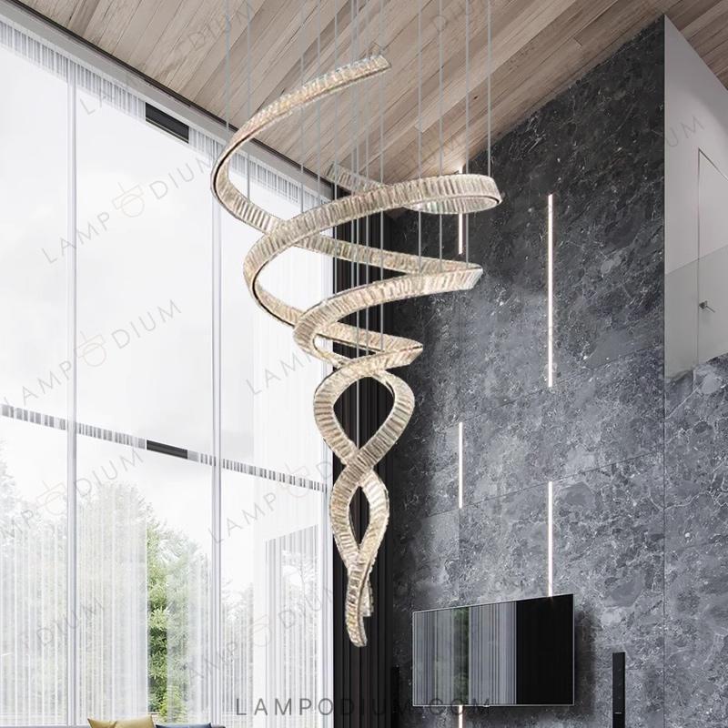 Chandelier BERTOLDA SPIRAL