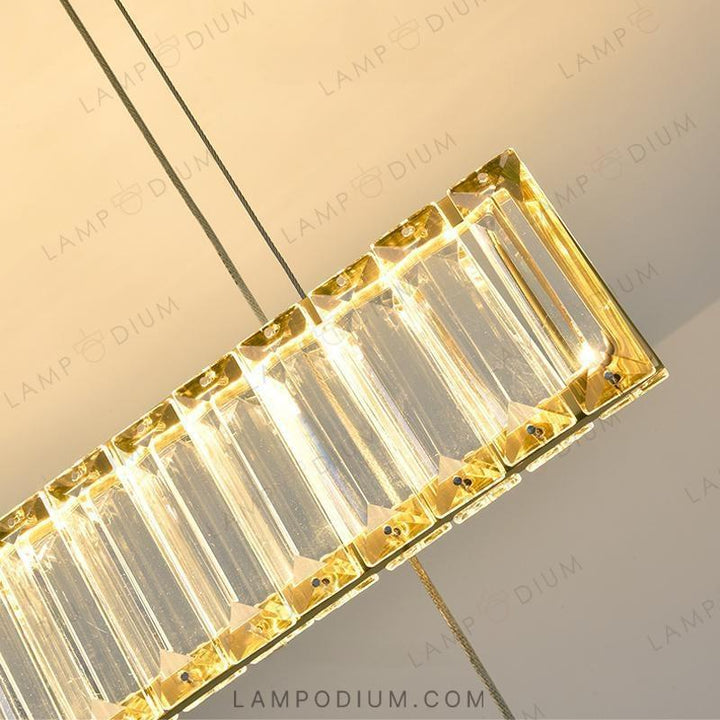 Linear, row luminaire BERTOLDA TRIO