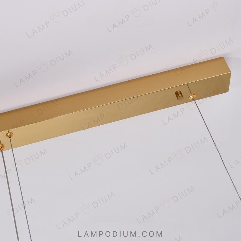 Linear, row luminaire BERTOLDA TRIO