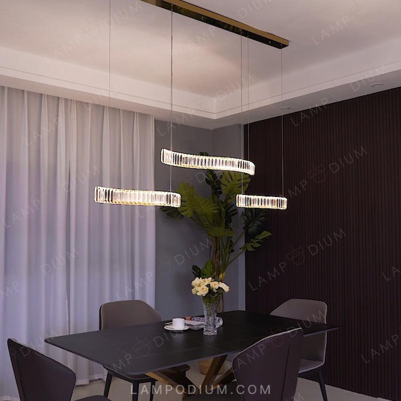 Linear, row luminaire BERTOLDA TRIO