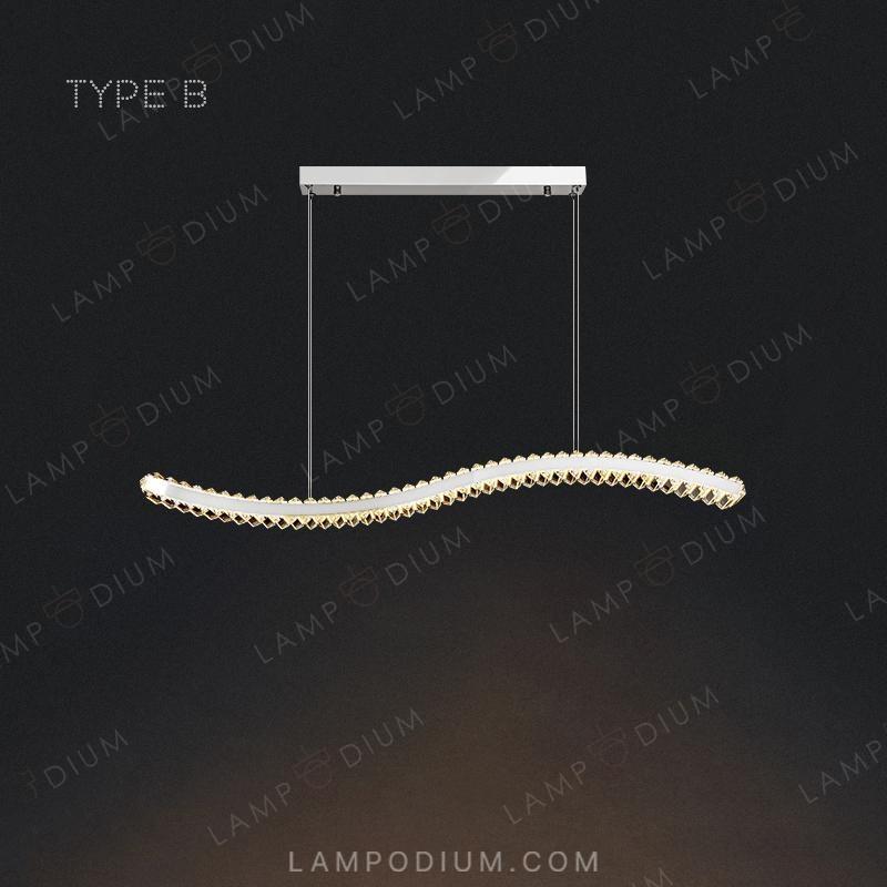 Linear, row luminaire BERTOLDA W