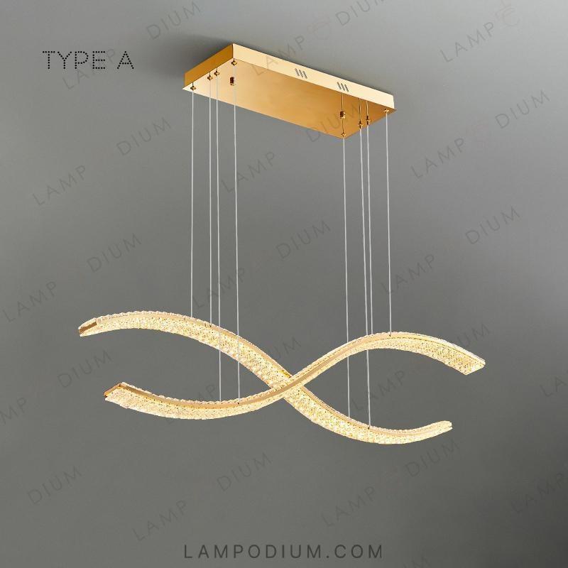 Linear, row luminaire BERTOLDA X LONG