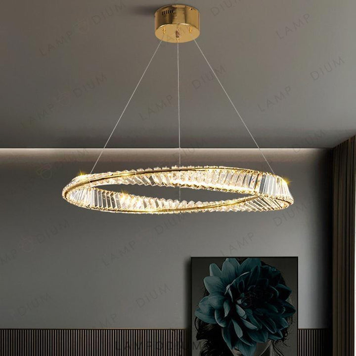 Circular chandeliers and light fixtures BERTOLDA X