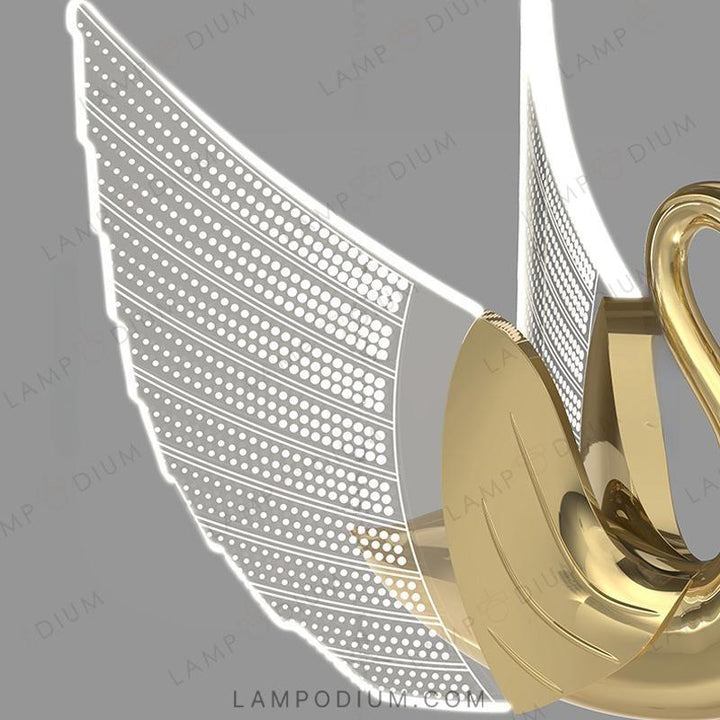 Circular chandeliers and lamps BIRDIE LUX