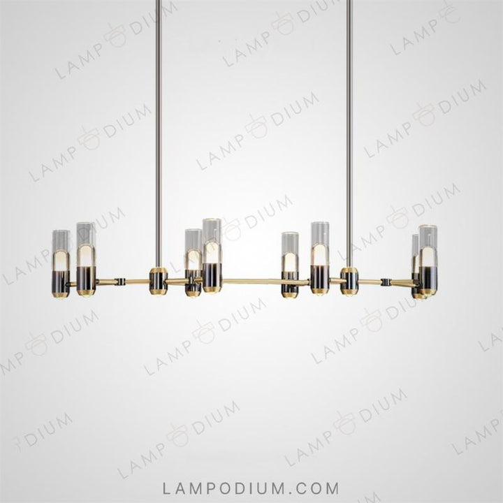 Linear, row luminaire BIRGEL LONG