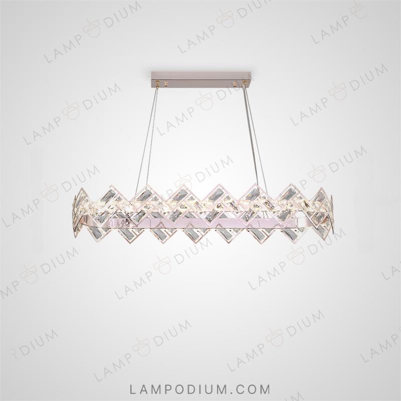 Linear, row light fixture BIRGERUS LONG