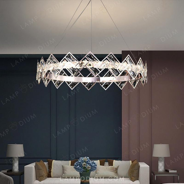 Ring chandeliers and lamps BIRGERUS