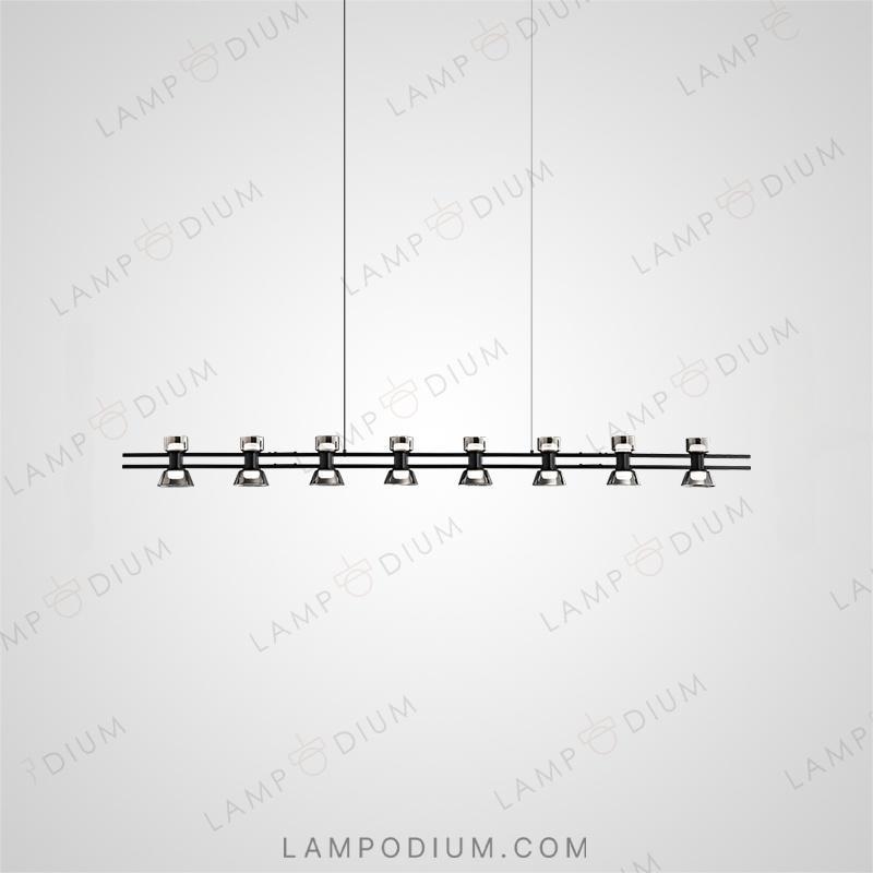 Linear, row luminaire BLASIUS LONG