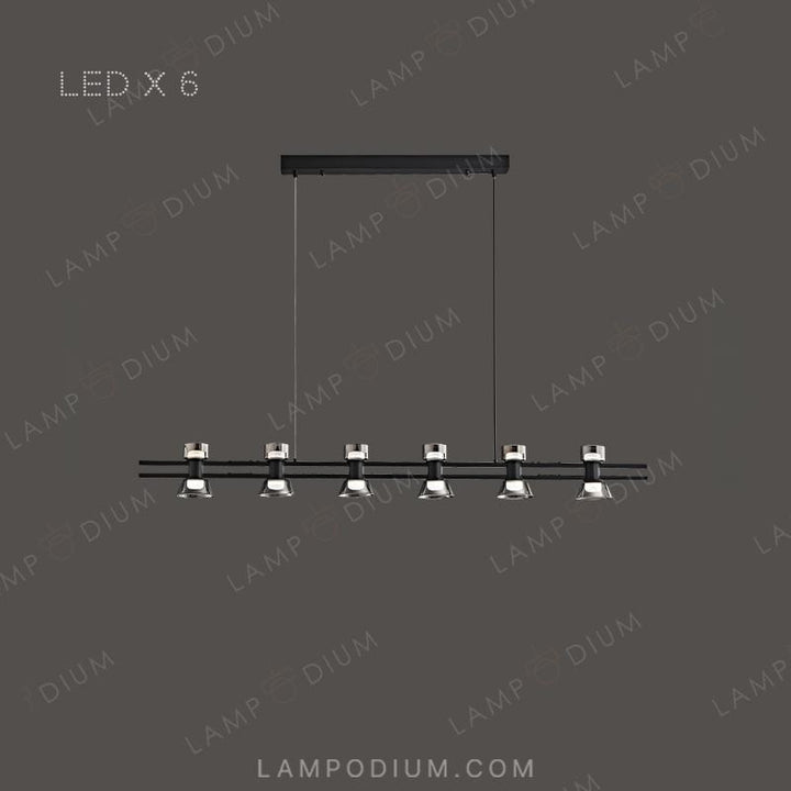 Linear, row luminaire BLASIUS LONG