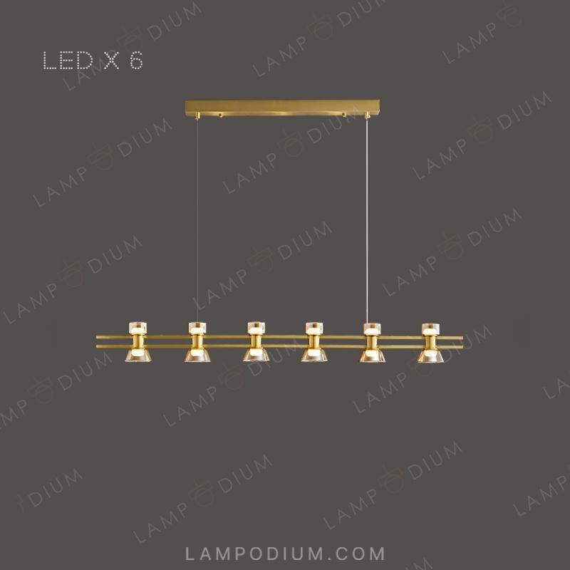 Linear, row luminaire BLASIUS LONG