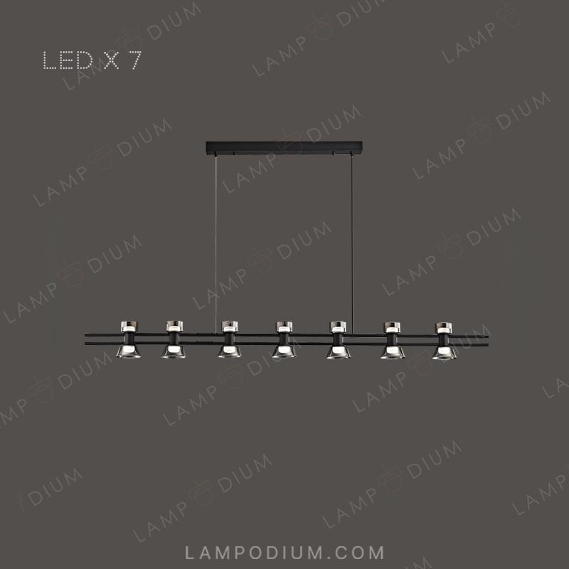 Linear, row luminaire BLASIUS LONG