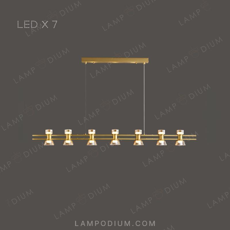 Linear, row luminaire BLASIUS LONG