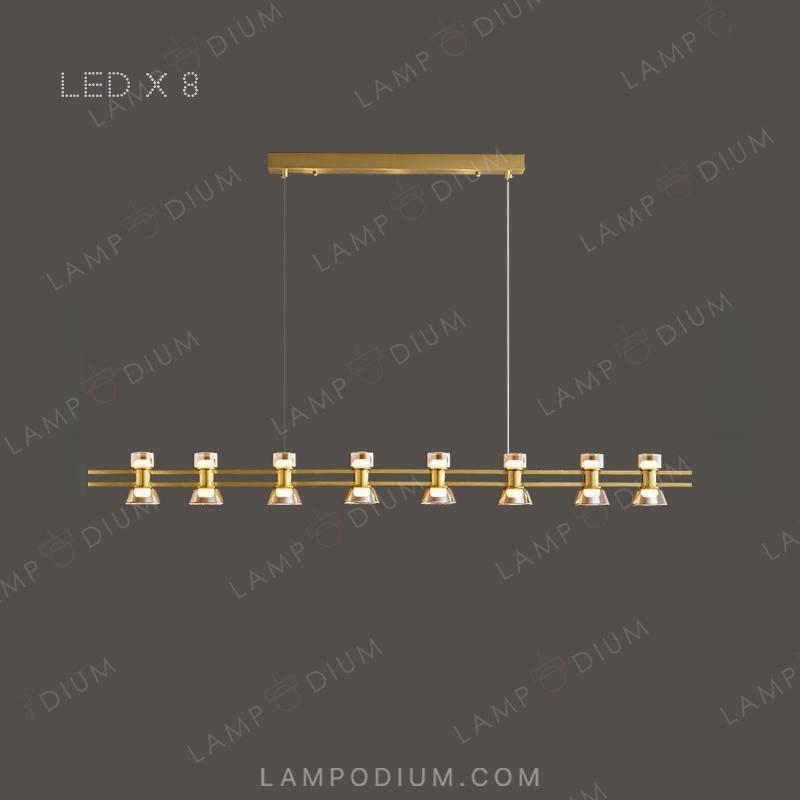 Linear, row luminaire BLASIUS LONG