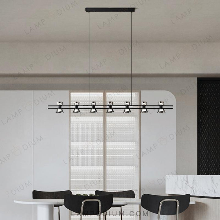 Linear, row luminaire BLASIUS LONG