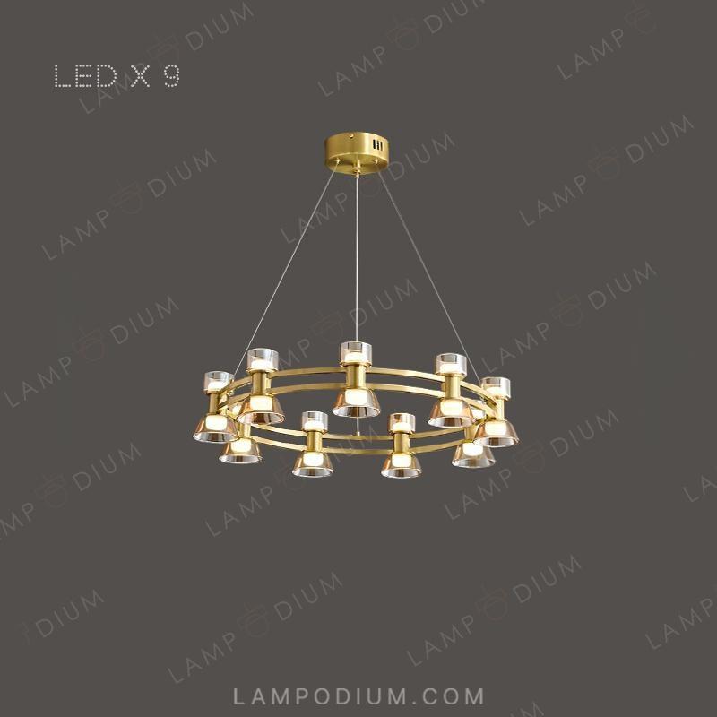 Chandelier and ceiling lamps BLASIUS