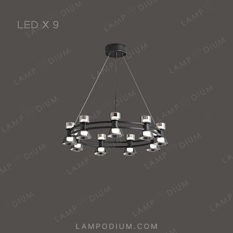 Chandelier and ceiling lamps BLASIUS