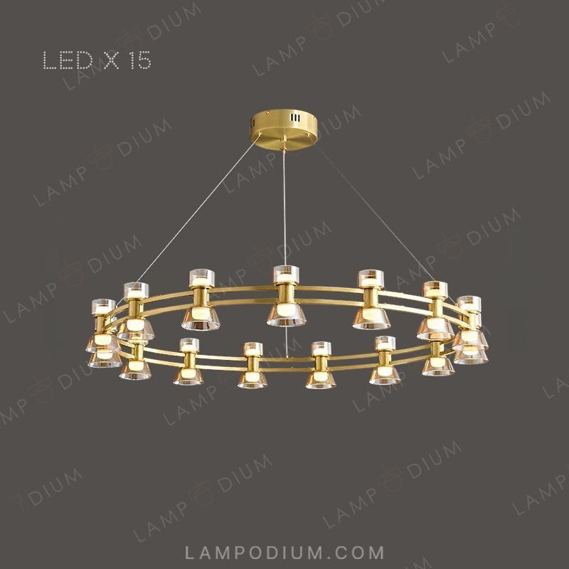 Chandelier and ceiling lamps BLASIUS