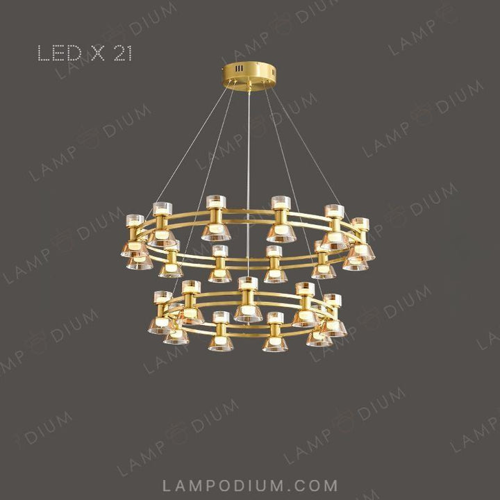 Chandelier and ceiling lamps BLASIUS