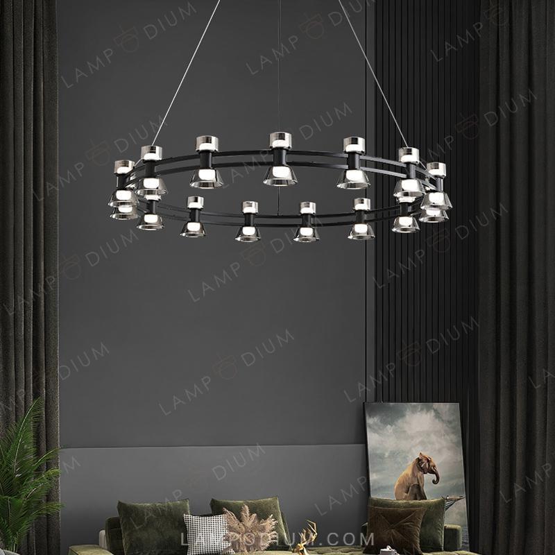 Chandelier and ceiling lamps BLASIUS