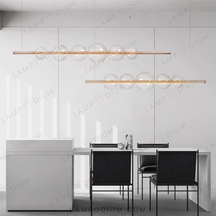 Linear, row luminaire BODO