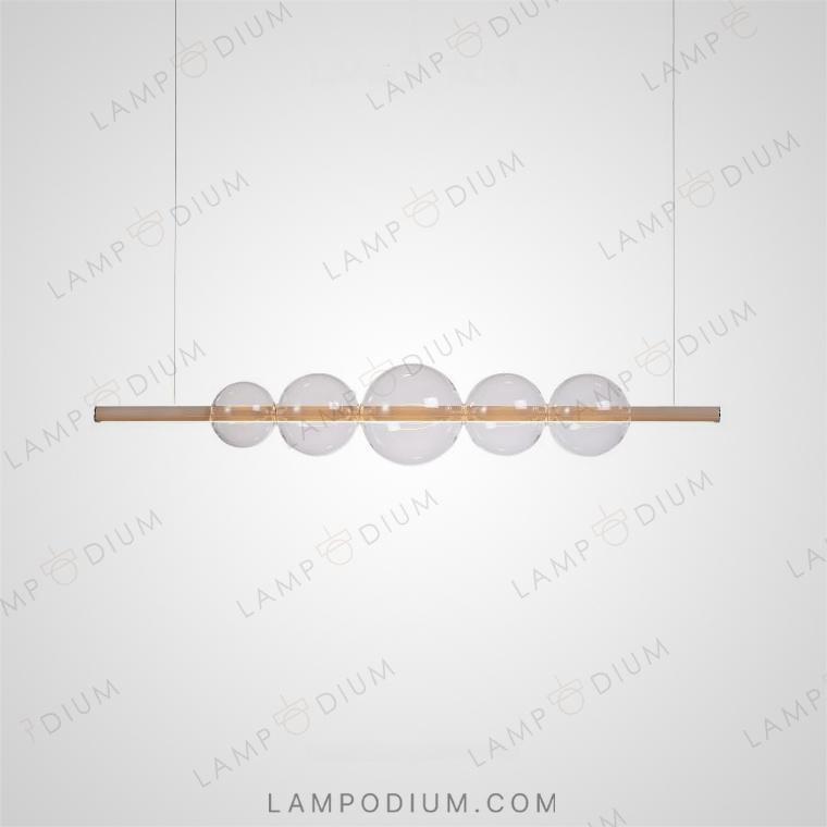 Linear, row luminaire BODO